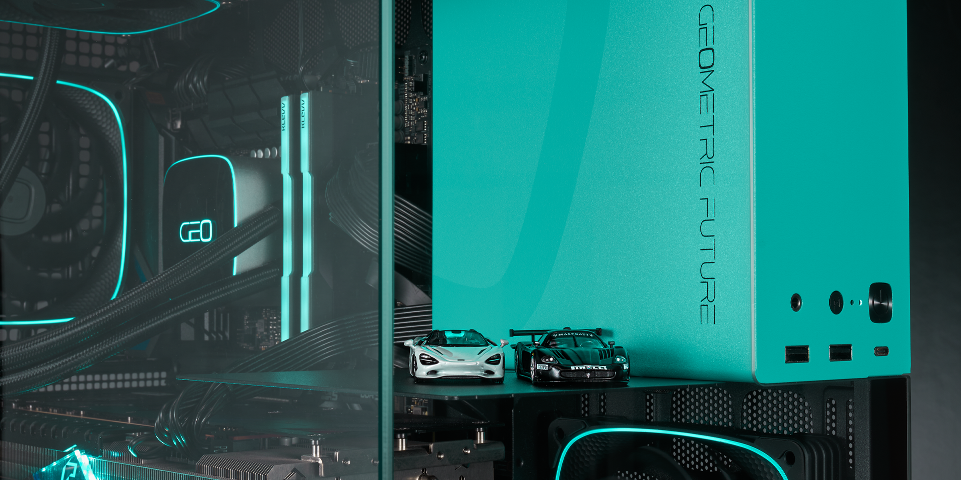 BLKSODA - Geometric Future Model 5 Blue